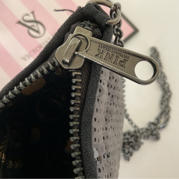 Victoria's Secret PINK Black Sequin Bag Holiday 2009 - Picture 11 of 13